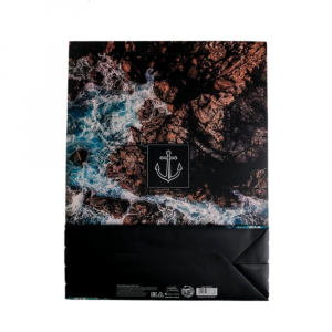 Пакет подарочный «Морской прибой», 31*40*11,5 см