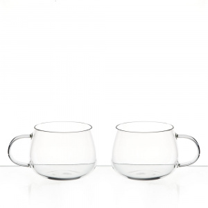 Набор посуды "Ксиулан" из стекла (кувшин на 1500мл и две чашки по 250мл)