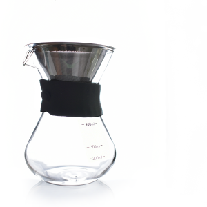 Чайник стеклянный (кофейник) - пуровер - капельная кофеварка 400 мл