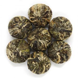 Связанный чай - Юй Хуа "Дождевые цветы" (мохито)