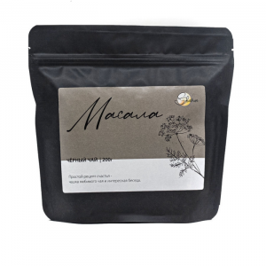 Черный чай "Масала" Shemua 200 г в упаковке