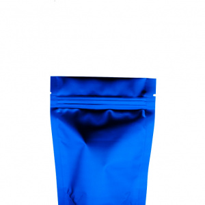 Пакет с ЗИП замком (zip-lock) (размер 105х150мм) цвет "Синий матовый" 50 гр.