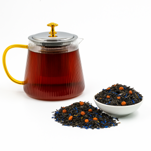 Черный чай - таежный в металлизированной упаковке 500г