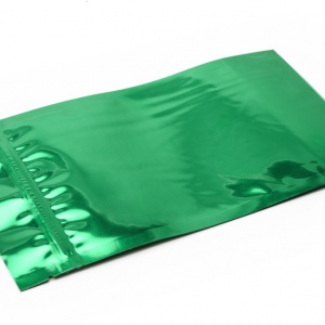 Пакет с ЗИП замком (zip-lock) (размер 120х210мм) цвет "Зеленый" 100 гр.