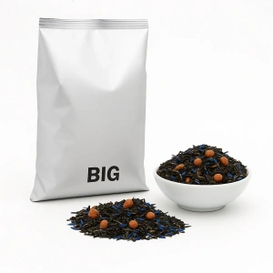 Черный чай - таежный в металлизированной упаковке 500г