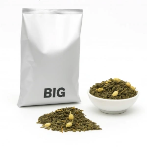 Китайский чай - зеленый с жасмином в металлизированной упаковке 500г