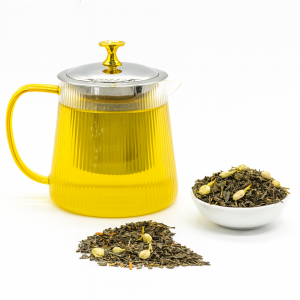 Китайский чай - зеленый с жасмином в металлизированной упаковке 500г