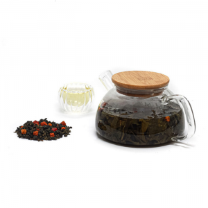 Чай Улун Малина с травами Shemua 200 г в упаковке