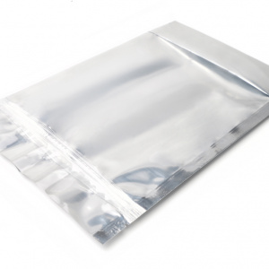   Пакет с прозрачным окном ЗИП замком(zip-lock раз. 150*240 ) "Серебро" для чая 150 грамм  