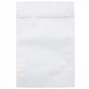   Пакет с ЗИП замком (zip-lock) (размер 135*225мм) цвет "Белый матовый" 100гр  