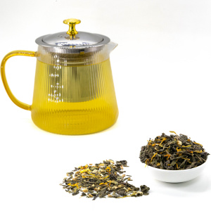 Зеленый чай - лимон с имбирем в металлизированной упаковке 500г