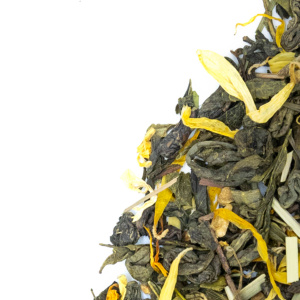 Зеленый чай - лимон с имбирем в металлизированной упаковке 500г