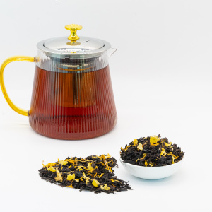 Черный чай апельсин с корицей 500 гр