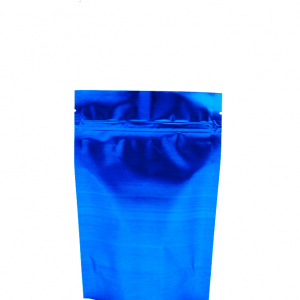 Пакет с ЗИП замком (zip-lock) (размер 135х200мм) цвет "Синий матовый" 100 гр.