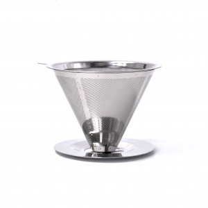 Воронка (дриппер) 11,3*8,5 см металлический фильтр для заваривания кофе